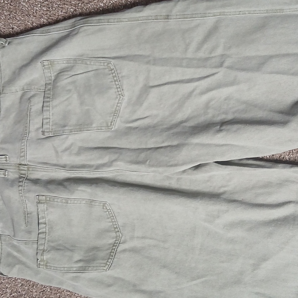 Light Olive Green Overalls Size Large - Picture 8 of 16